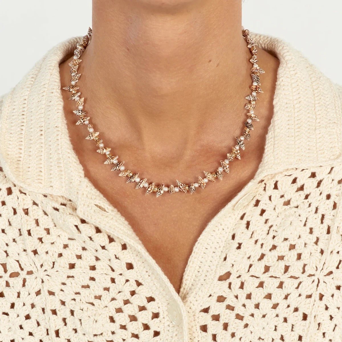 Adelie Shell Bead Necklace - Calilo Australia