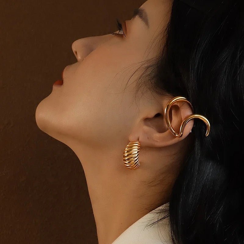 Amora Gold Earrings - Calilo Australia