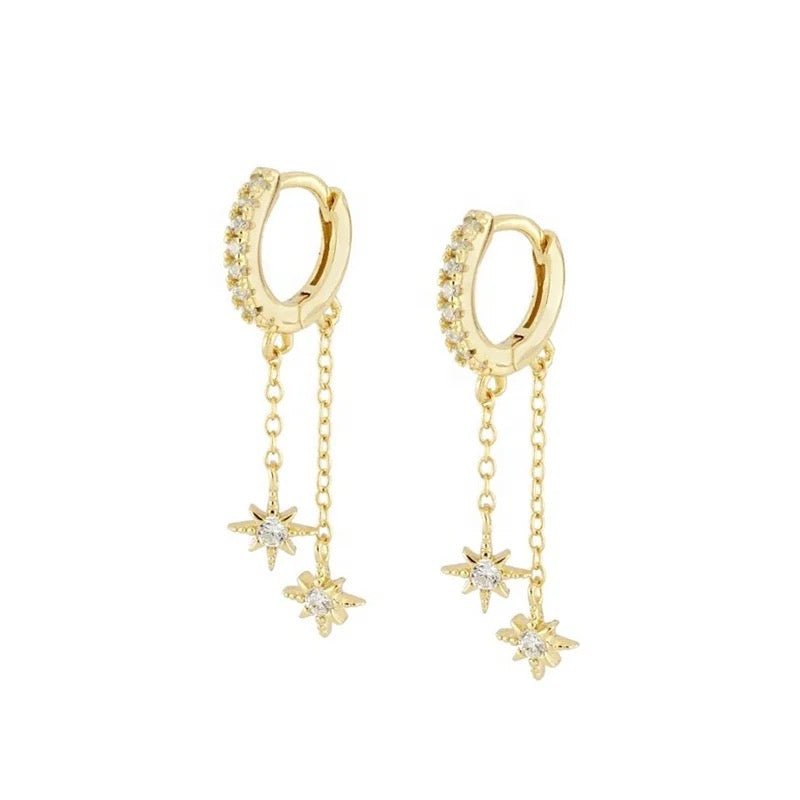 Ash Gold Earrings - Calilo Australia