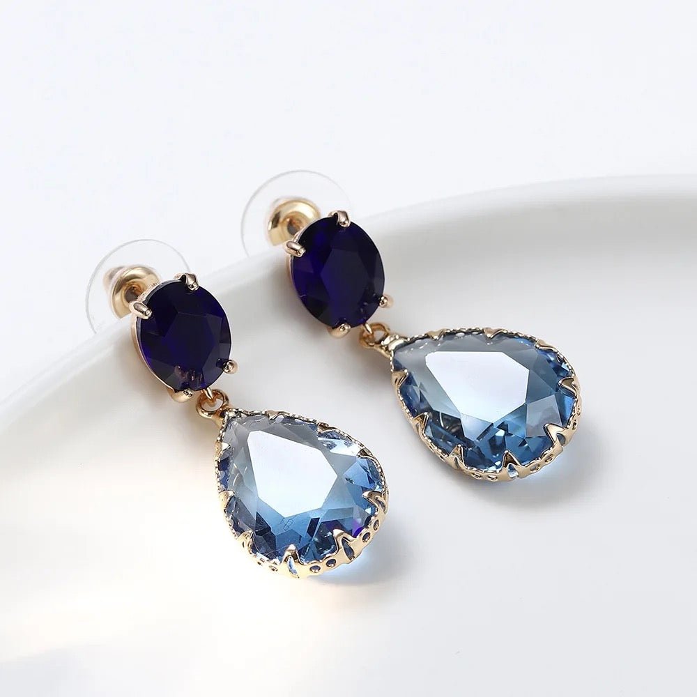 Camille Blue Earrings - Calilo Australia