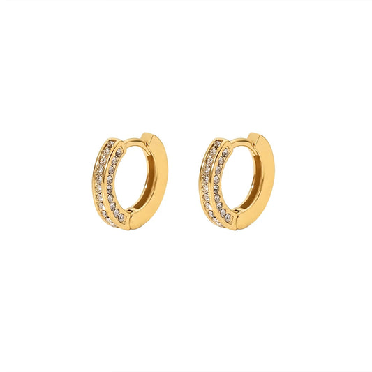 Elios Gold Earrings - Calilo Australia