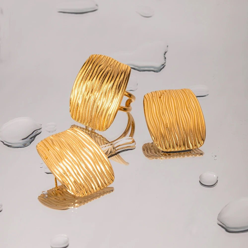 Ella Gold Earrings - Calilo Australia