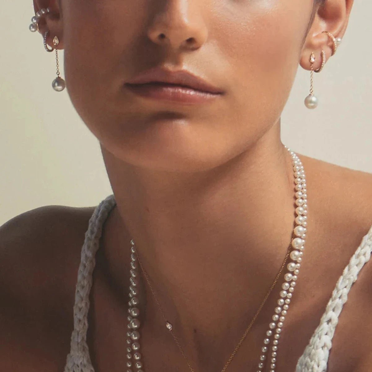 Emma Pearl Drop Earrings - Calilo Australia