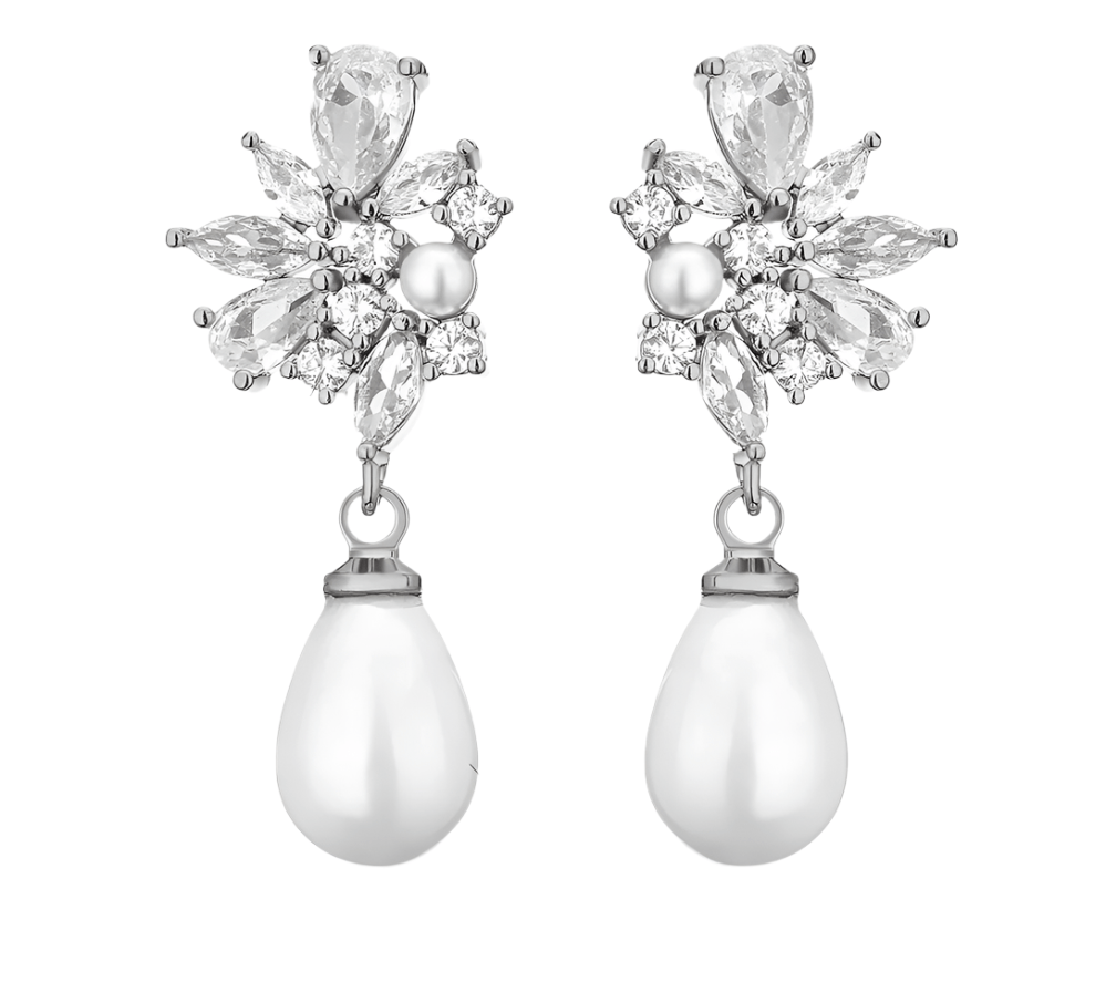 Frida Pearl Drop Earrings - Calilo Australia