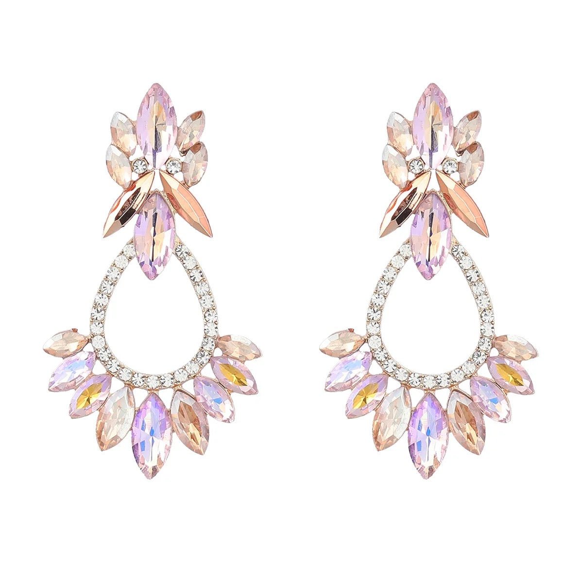 Gia Pink Statement Earrings - Calilo Australia