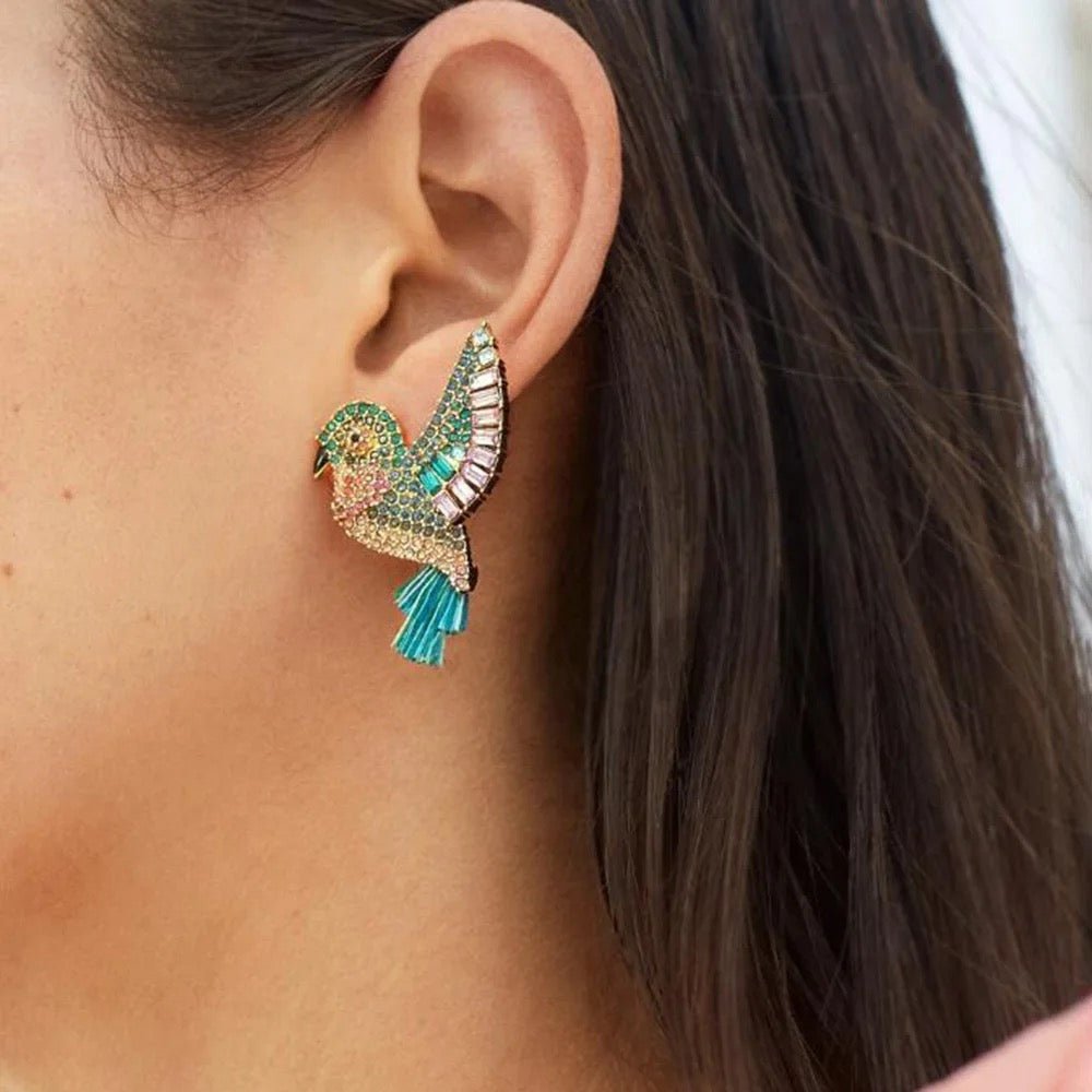 Luisa Flying Bird Earrings - Calilo Australia