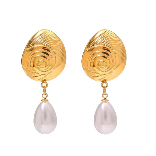 Melanie Pearl Drop Earrings - Calilo Australia