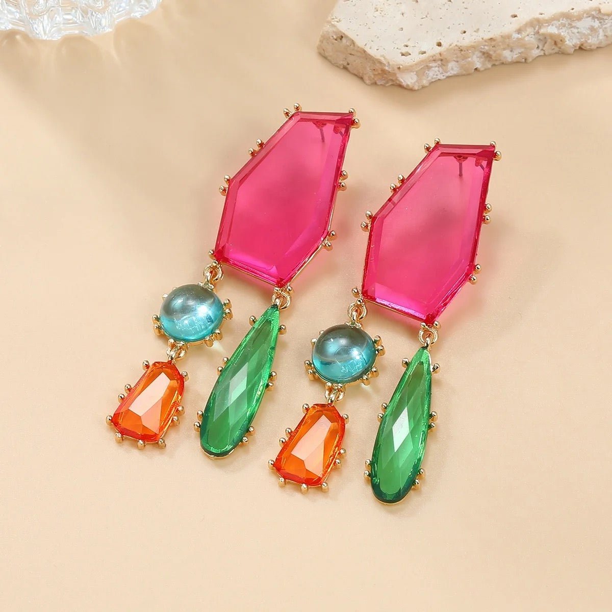 Mia Multicolour Earrings - Calilo Australia