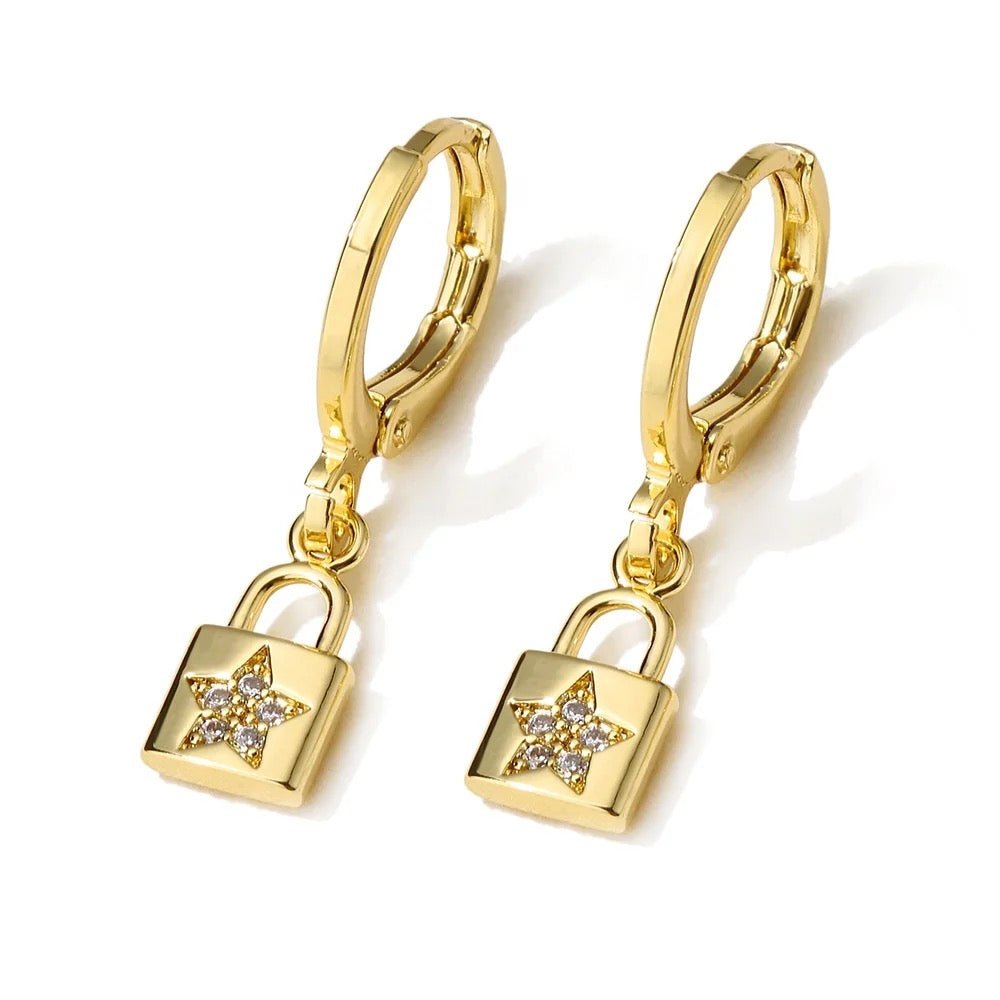 Nate Gold Earrings - Calilo Australia