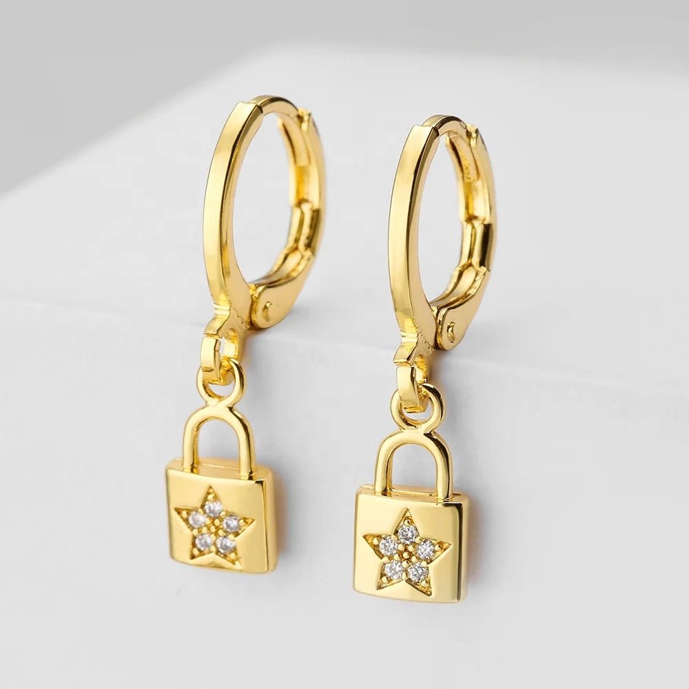 Nate Gold Earrings - Calilo Australia