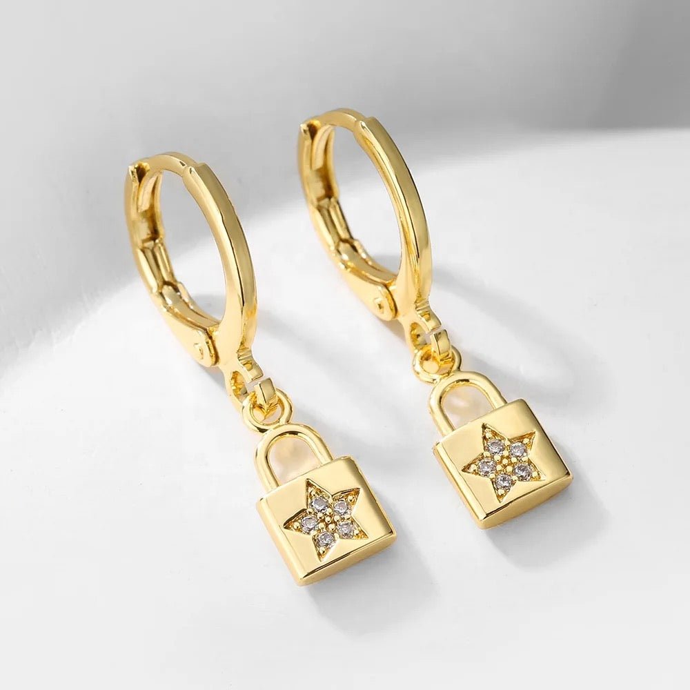 Nate Gold Earrings - Calilo Australia