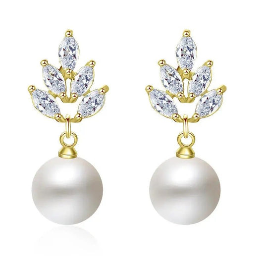 Sandra Pearl Drop Earrings - Calilo Australia