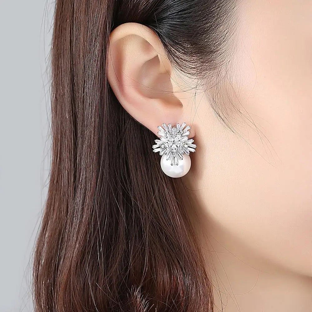 Wildflower Pearl Earrings - Calilo Australia
