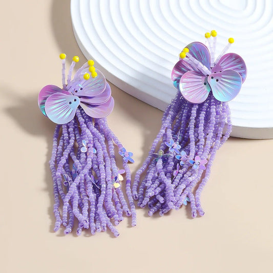 Wisteria Earrings – Bloom Style Collection (Limited Edition) - Calilo Australia